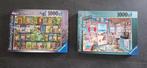 2 x puzzel Ravensburger. Legpuzzel 1000 stukjes. Puzzels., Ophalen of Verzenden, 500 t/m 1500 stukjes, Zo goed als nieuw, Legpuzzel