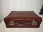 K254 VINTAGE koffer vulcan fibre zeer fraai, jaren 40 - 50, Overige materialen, Gebruikt, 50 tot 60 cm, Ophalen of Verzenden