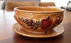 Vintage fruittest, jaren zestig, cognac kleurig, Huis en Inrichting, Keuken | Servies, Ophalen of Verzenden, Zo goed als nieuw