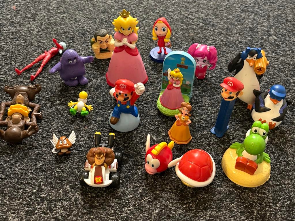 Super Mario Figuren Collectie, Ophalen of Verzenden, Gebruikt