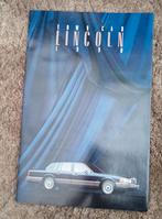 Lincoln Town car 1990 Amerikaanse brochure, Ophalen of Verzenden, Zo goed als nieuw, Overige merken