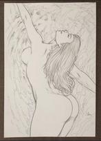 Fabio Oliveira Druuna original schets drawing, Verzenden, Eén stripboek, Zo goed als nieuw, Fabio Oliveira