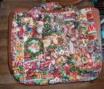 Draagtas/shopper zelfgemaakt, 2 kanten draagbaar. Kerst, Ophalen of Verzenden, Zo goed als nieuw, Shopper