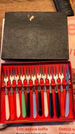 Cocktailvorkjes vintage, Ophalen of Verzenden