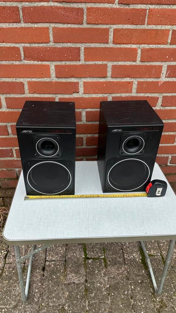 Jamo Compact 70 luidsprekers, Audio, Tv en Foto, Luidsprekers, Gebruikt, Front, Rear of Stereo speakers, 60 tot 120 watt, Jamo