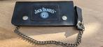 Jack Daniels bikers wallet, blikken bord en diverse pins, Ophalen of Verzenden, Gebruikt