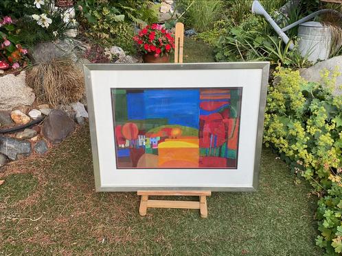 naar Ton Schulten, origineel werk., Antiek en Kunst, Kunst | Schilderijen | Abstract, Ophalen of Verzenden