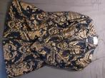 Blazer Bodyflirt 38 blauwgoud jacquard grafische print, Maat 38/40 (M), Overige typen, Blauw, Ophalen of Verzenden