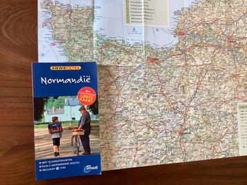 Normandie Frankrijk ANWB reisgids + kaart Omahabeach etc beschikbaar voor biedingen