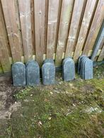 90 Natuurleien 40x20 cm - Dakbedekking, Ophalen, Gebruikt, Steen of Klei, Zwart