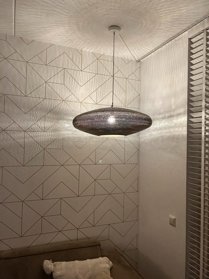 Zenza Hanglamp, Huis en Inrichting, Lampen | Hanglampen, Zo goed als nieuw, Minder dan 50 cm, Metaal, Ophalen