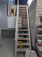 Stevige trap met leuning links, Doe-het-zelf en Verbouw, Ladders en Trappen, Ophalen, 2 tot 4 meter