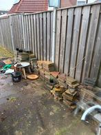 Gratis tuintegels - diverse kleuren en formaten, Tuin en Terras, Ophalen, Gebruikt, 10 m² of meer, Beton