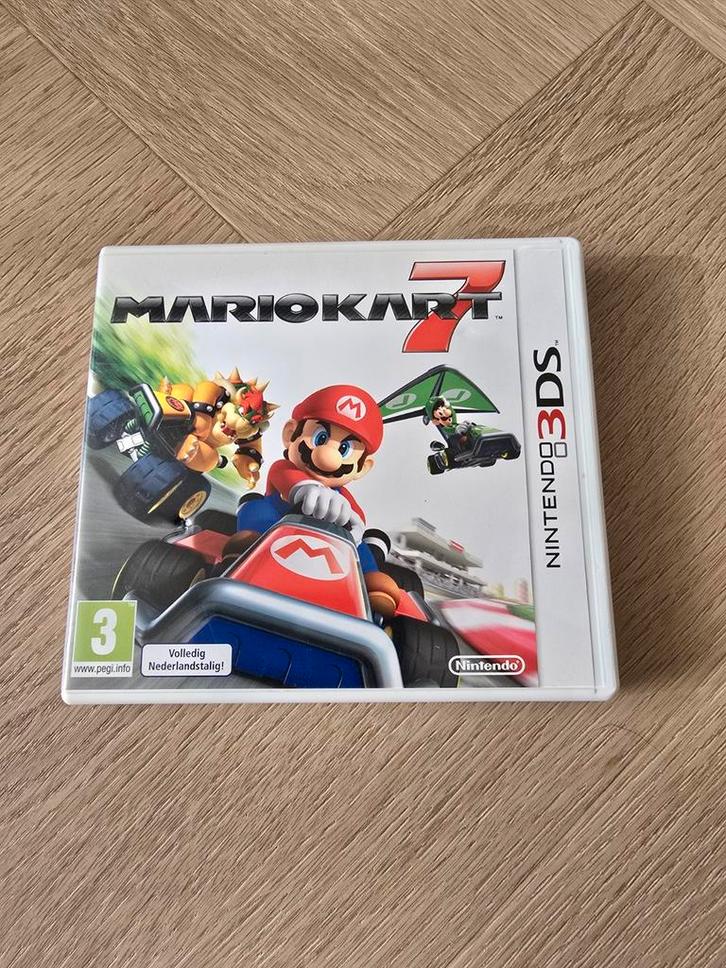 Mario Kart 7 - Nintendo 3DS, Spelcomputers en Games, Games | Nintendo 2DS en 3DS, Zo goed als nieuw, Racen en Vliegen, 1 speler