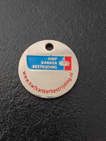 KWF Kankerbestrijding Winkelwagenmuntje beschikbaar voor biedingen