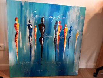 Mique - abstract schilderij beschikbaar voor biedingen