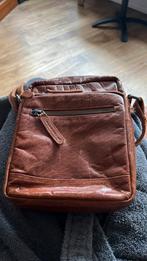 Mooie schoudertas Heren, cognac., Ophalen of Verzenden, Zo goed als nieuw, Bruin