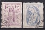 Tsjechoslowakije 1948 Kinderzegels, Verzenden, Gestempeld, Overige thema's