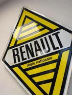 Groot oud RENAULT emaille reclamebord, Ophalen, Reclamebord, Gebruikt, .
