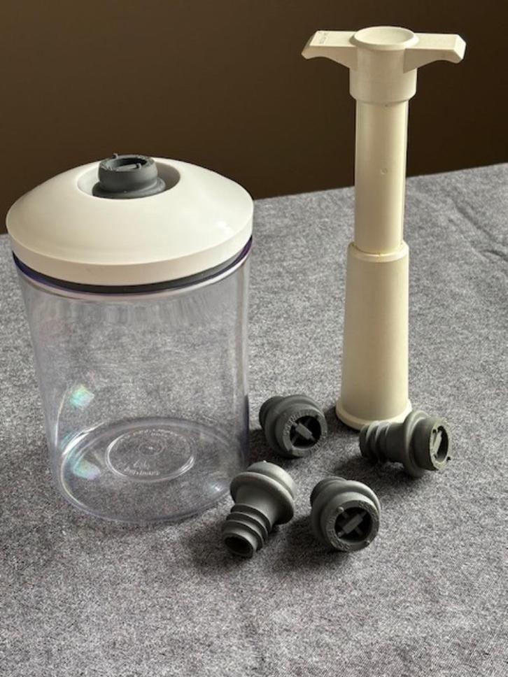 Vacu-vin flesafsluiter en foodsafe, Huis en Inrichting, Keuken | Keukenbenodigdheden, Zo goed als nieuw, Ophalen of Verzenden