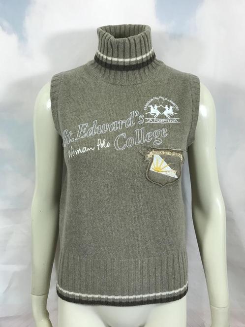 La Martina wollen spencer top trui met col maat L (1C5), Kleding | Dames, Truien en Vesten, Gedragen, Ophalen of Verzenden