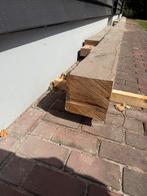 Eiken Balk 7m met Staanders, Doe-het-zelf en Verbouw, Hout en Planken, Ophalen, Gebruikt, Eiken, Balk