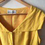 sunny Blacky Dress 50's vintage summer dress, Maat 38/40 (M), Blacky Dress, Geel, Ophalen of Verzenden