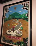 Super mariokart, Ophalen of Verzenden, A1 t/m A3, Rechthoekig Staand, Film en Tv