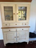 Vitrine kast leuk als opknapper gaat weg wegens samenwonen., Huis en Inrichting, Ophalen, Gebruikt, 25 tot 50 cm