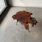 Vintage tafeltje oud jaren 50 boomstam boom boomstamtafel, Ophalen