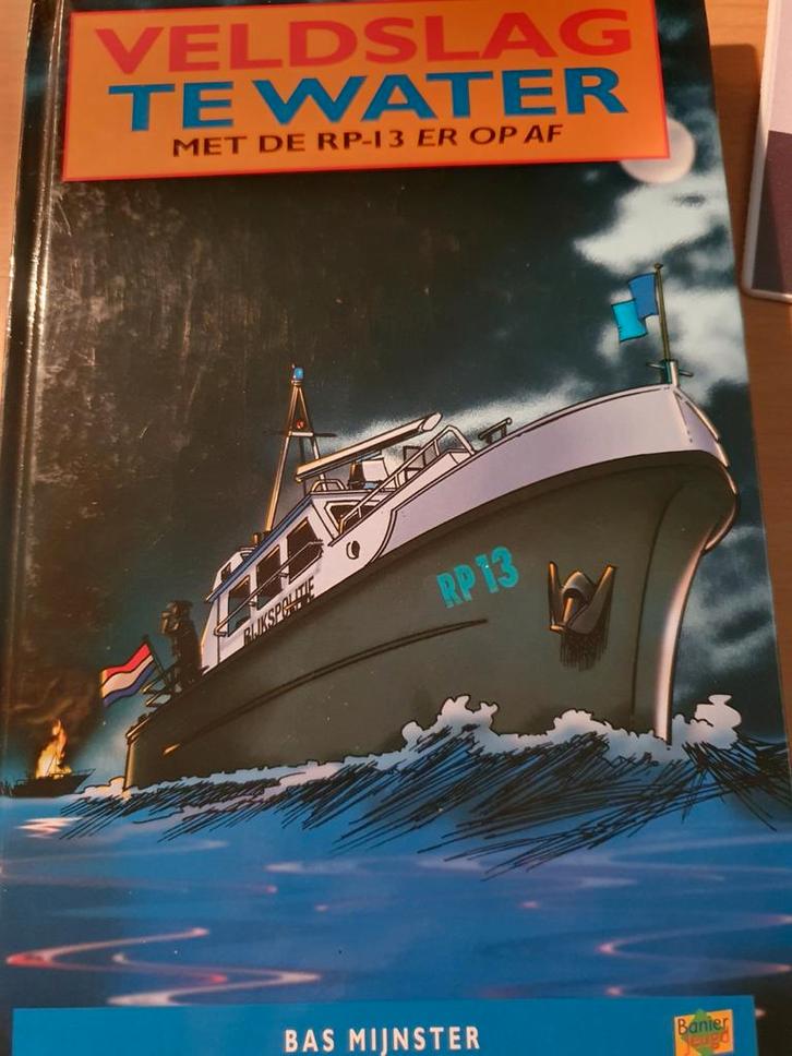 Veldslag te Water - Bas Mijnster, Boeken, Kinderboeken | Jeugd | 10 tot 12 jaar, Zo goed als nieuw, Ophalen of Verzenden