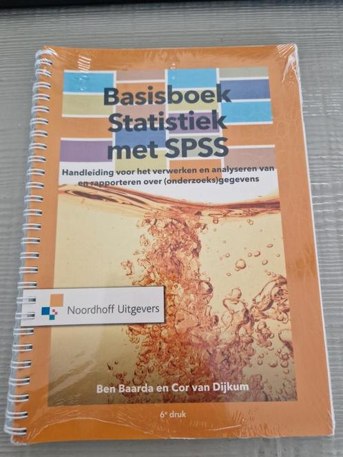 NIEUW. Ben Baarda - Basisboek Statistiek met SPSS, Boeken, Studieboeken en Cursussen, Nieuw, HBO, Ophalen of Verzenden