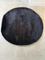 Vloerkleed zwart diameter 140 cm.   Nieuw., Huis en Inrichting, Stoffering | Tapijten en Kleden, Zwart, Rond, Nieuw, Ophalen of Verzenden