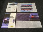 4x Reclame (A4) Mercedes- Benz SL /AMG (1991), Verzamelen, Verzenden, Auto's