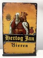 Hertog Jan Bieren metalen reclamebord (Old Look), Verzamelen, Biermerken, Ophalen of Verzenden, Nieuw, Reclamebord, Plaat of Schild