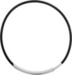 Nieuwe magneet rubber ketting In zwart, goud/beige, bruin, Sieraden, Tassen en Uiterlijk, Kettingen, Ophalen of Verzenden, Nieuw