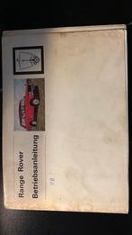 Handleiding Range Rover, Auto diversen, Handleidingen en Instructieboekjes, Ophalen of Verzenden