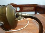Art deco wandlampje, messing en glas, Antiek en Kunst, Antiek | Lampen, Ophalen of Verzenden