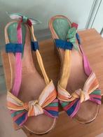 Kleurige zomerse sandaaltjes maat 41, Overige kleuren, Cypres, Gedragen, Sandalen of Muiltjes