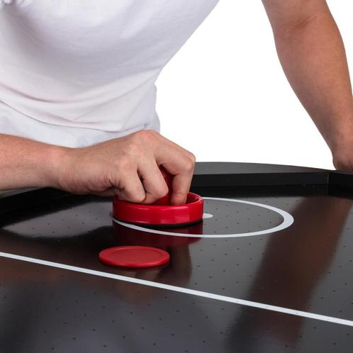 Grote 7" Airhockeytafel Compleet Met Alle Toebehoren.Grijs, Sport en Fitness, Hockey, Nieuw, Ophalen of Verzenden