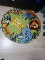 Rond vloerkleed dieren, Huis en Inrichting, Stoffering | Tapijten en Kleden, Ophalen, Rond, Zo goed als nieuw, Dieren