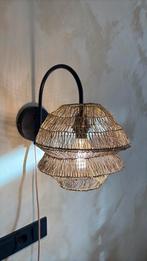 Set van 2 wandlampen goud zwart Vadi, Huis en Inrichting, Ophalen of Verzenden, Zo goed als nieuw, Metaal