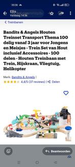 Trein set van hout., Ophalen of Verzenden, Zo goed als nieuw