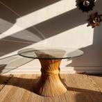 Vintage Bamboe Rotan Eettafel McGuire Jaren 70, Antiek en Kunst, Ophalen