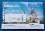 Eerste Dag Uitgifte Het Molen Vijfje 2014, Verzenden, Euro's, Setje