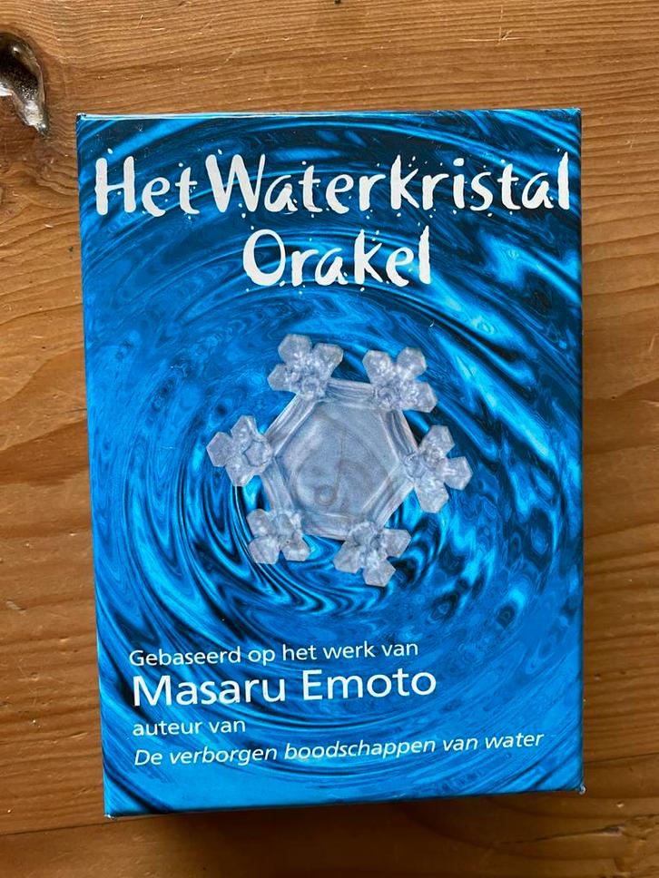 Het waterkristal orakel - Masaru Emoto, Boeken, Esoterie en Spiritualiteit, Overige typen, Tarot of Kaarten leggen, Ophalen of Verzenden