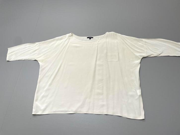 Toupy Paris 100% zijden blouse, one size,  zgan!!, Kleding | Dames, Blouses en Tunieken, Zo goed als nieuw, Maat 38/40 (M), Overige kleuren