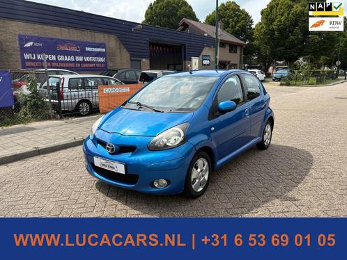 Toyota Aygo 1.0-12V Dynamic Blue AIRCO + ELEKTRISCH PAKKET +, Auto's, Toyota, Bedrijf, Te koop, Aygo, ABS, Airbags, Airconditioning