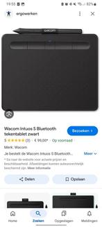 Wacom tekentablet, Multi-touch, Ophalen of Verzenden, Zo goed als nieuw, Draadloos