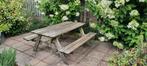Picknicktafel, Tuin en Terras, Ophalen, Gebruikt, Rechthoekig